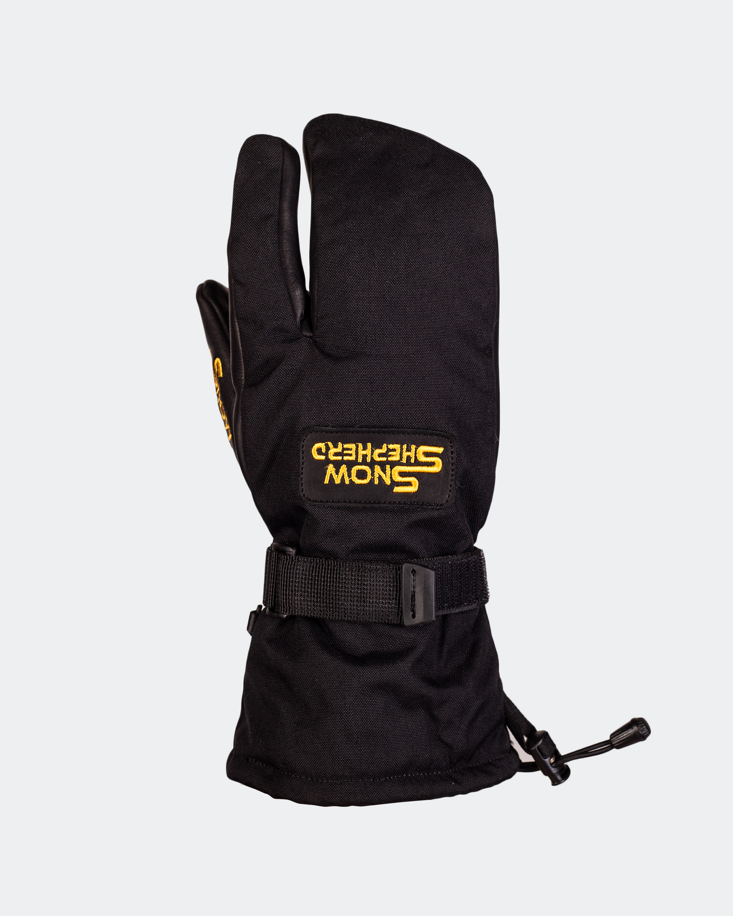 3-Finger-Handschuhe - Schwarz